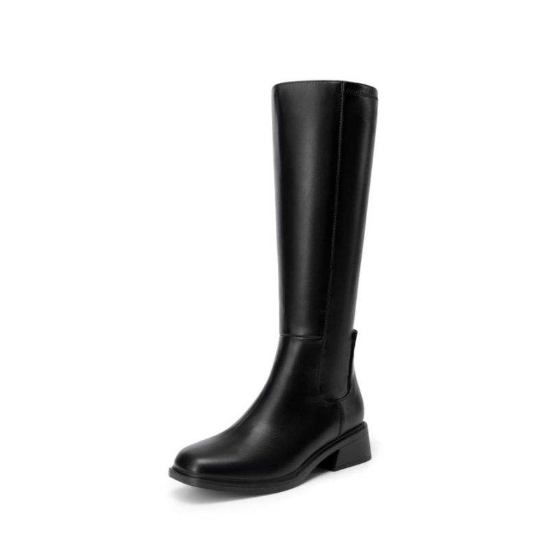 Botas Dream Pairs de caña alta negras talla 6