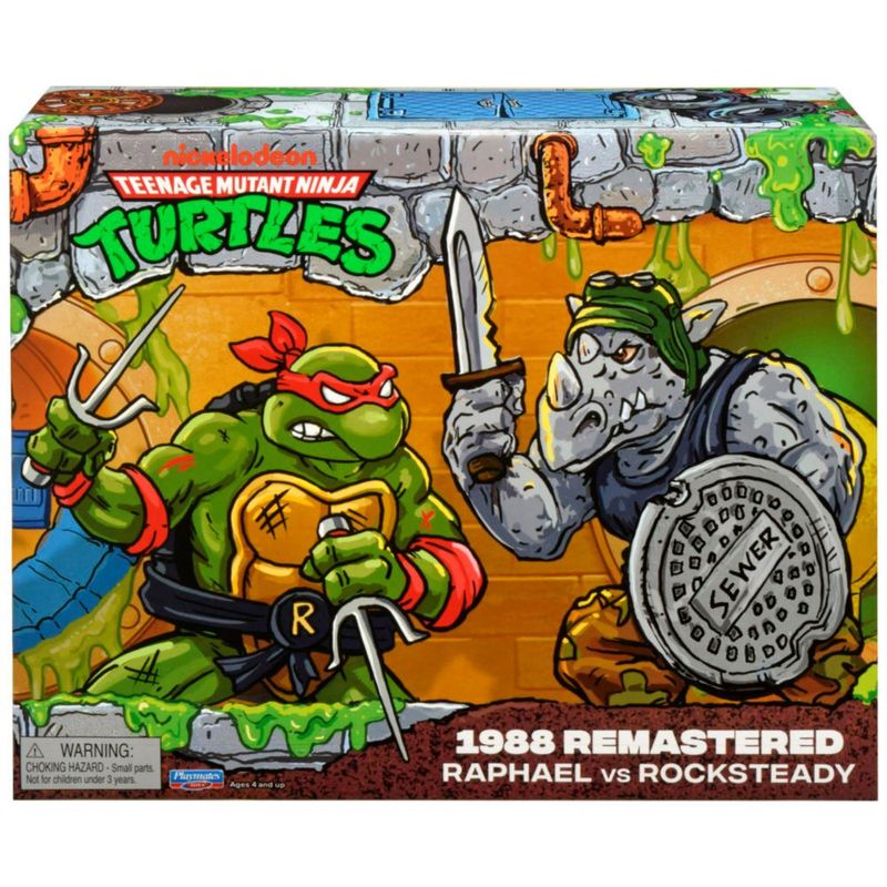 Teenage Mutant Ninja Turtles Clásico Remasterizado Raph vs Rocksteady