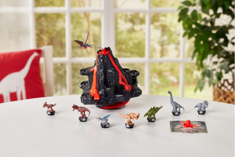 EPOCH Games Jurassic World Shaky Volcano Juego de Dinosaurios 10