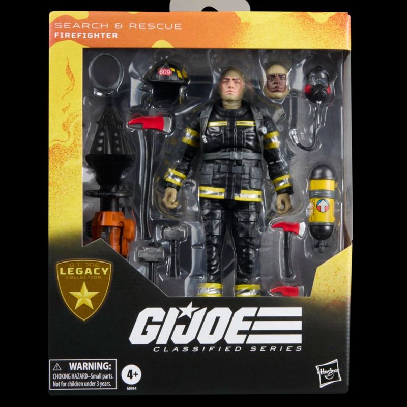 G I Joe Classified Series Legacy Collection Tommy Bombero de Búsqueda