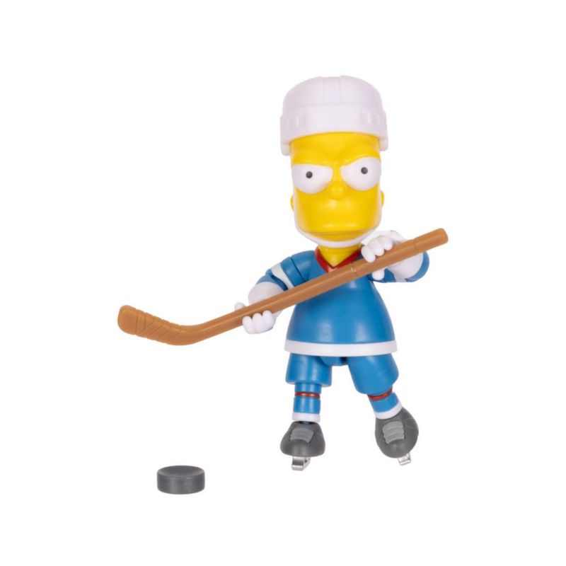 The Simpsons Cifras de acción de Hockey de 5 Pulgadas con Palo y