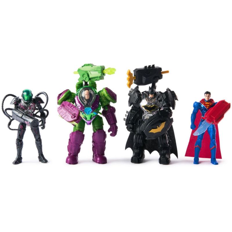 DC Comics Metal Force Brainiac Lex Luthor Batman Superman 10cm