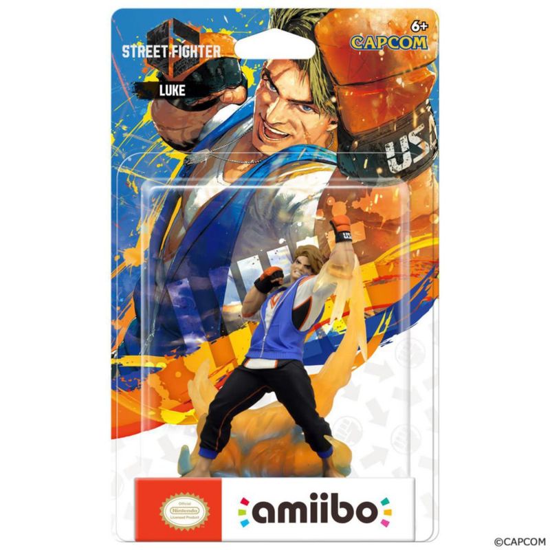Nintendo Street Fighter 6 Luke Amiibo Negro