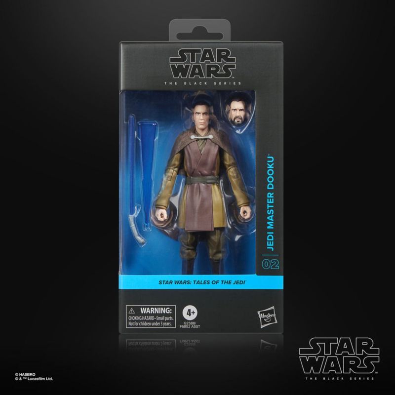 Star Wars Hasbro The Black Series Jedi Master Dooku Figura Premium 15