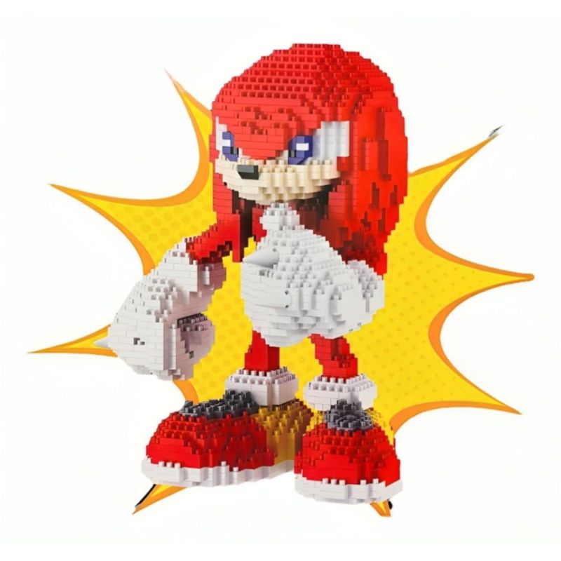 MR GADGETS Bloques Armables Sonic Knuckles 2047 Piezas Figura