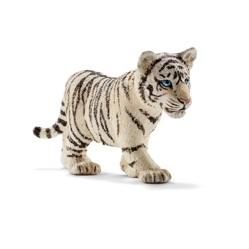 Schleich Réplica Figura Tigre Blanco Bebé Color Blanco Rayas Negras