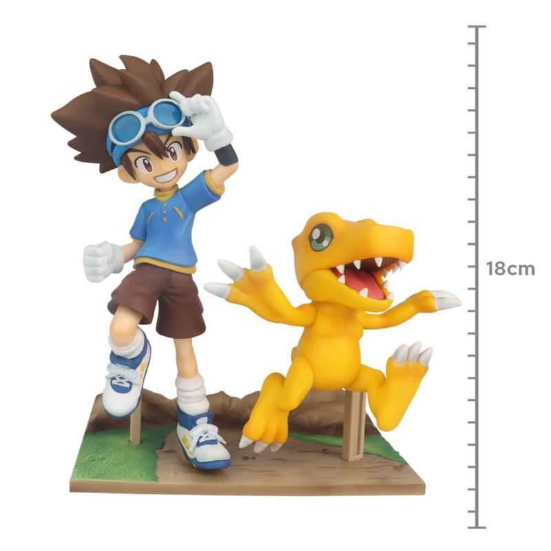 Taichi y Agumon DXF Adventure Archives Banpresto PVC 18 cm