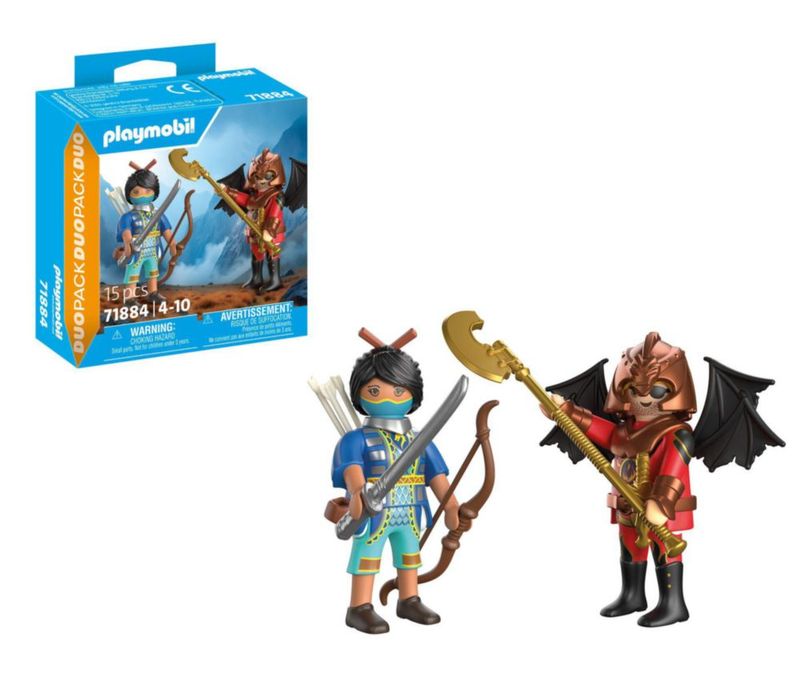 Playmobil Novelmore Set Duelo Burnham vs Novelmore Rojo 15 Piezas