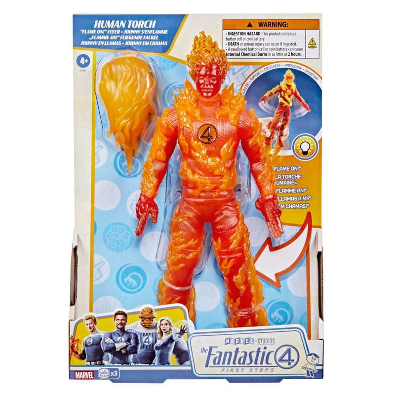 MARVEL Antorcha Humana Johnny en Llamas Figura de Acción 29 21 cm