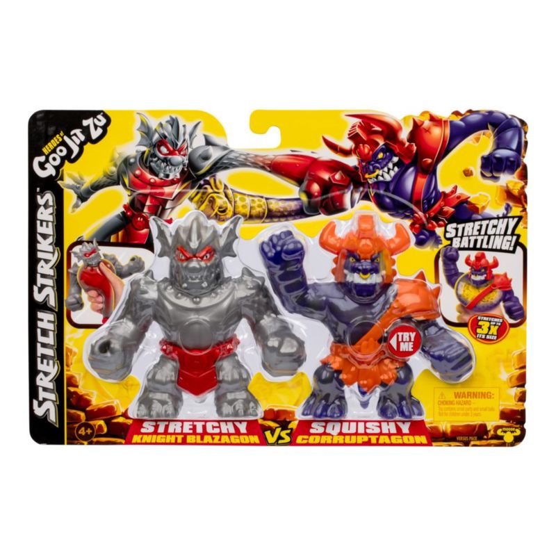 Heroes of Goo Jit Zu Strikers Stretch Versus Pack Knight Blazagon vs