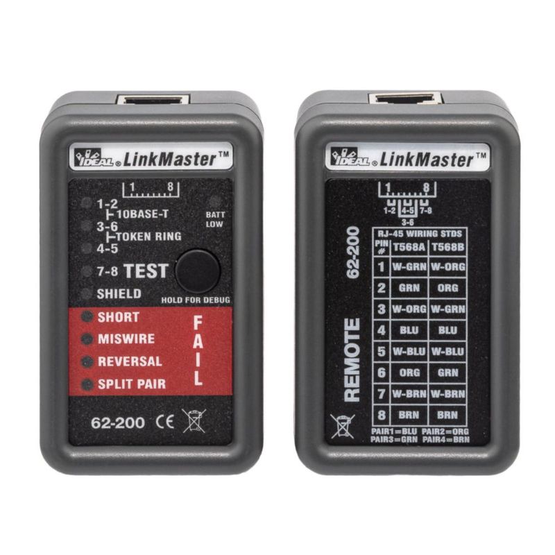 Probador de Cables Ideal Industries Linkmaster UTP/STP