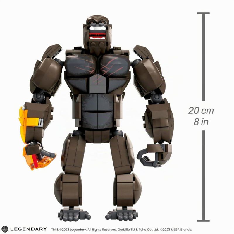 Mega Godzilla x Kong The New Empire Building Set 541 Piezas Figura