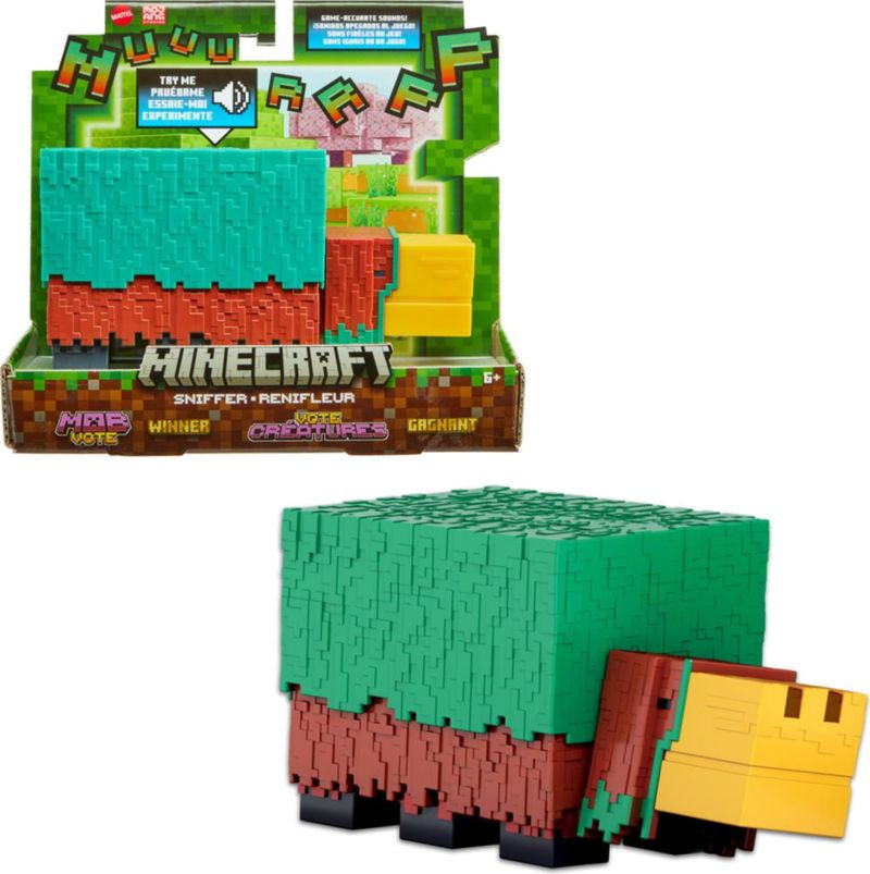 Minecraft Sniffer Figura de Acción 3 25 Mattel para Niños
