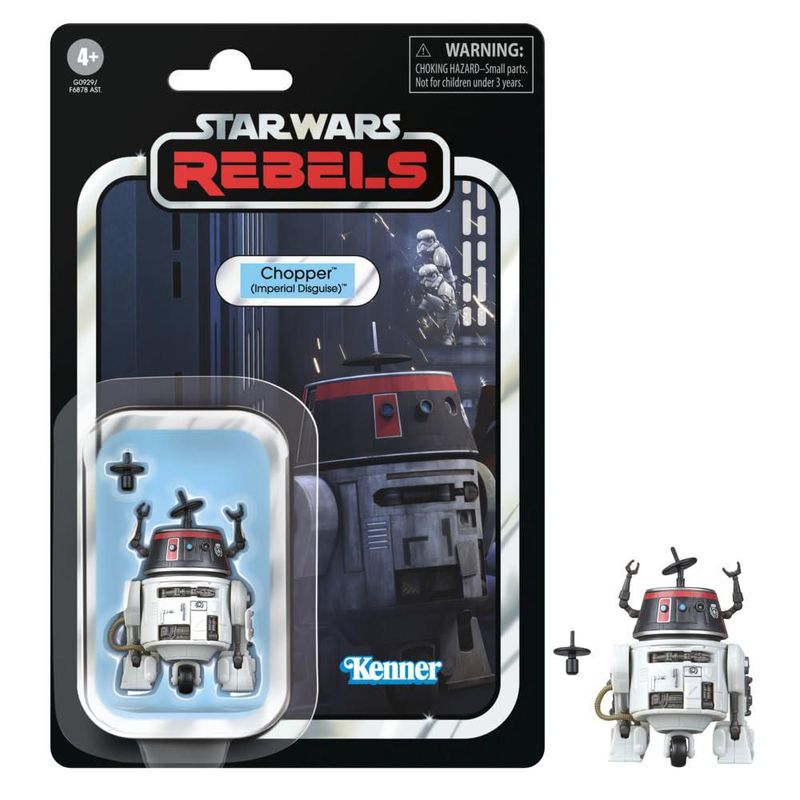 Star Wars Rebels Chopper Figura Acción Vintage Imperial Disguise 9 5