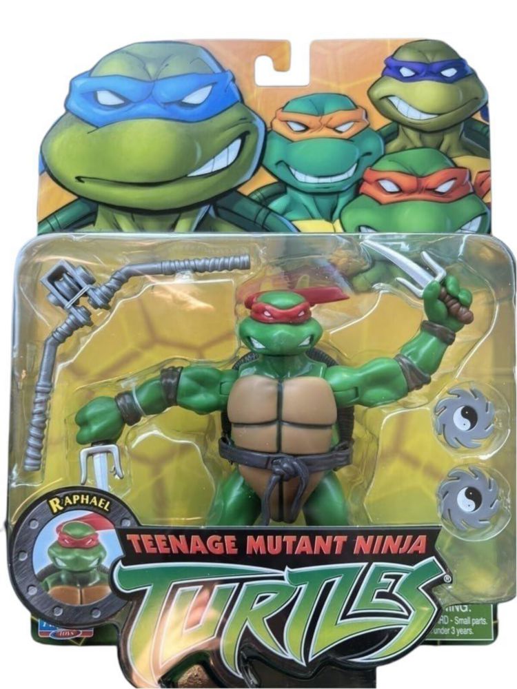 Figura Clásica TMNT Rafael Storage Shell 4 Tortugas Ninja Mutantes