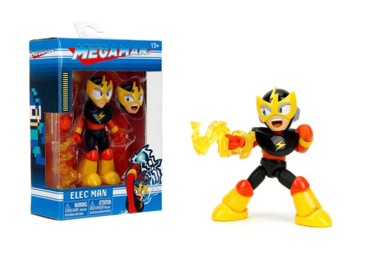 Jada Toys Mega Man Elec Man Figura Acción 1 12 15 Articulaciones
