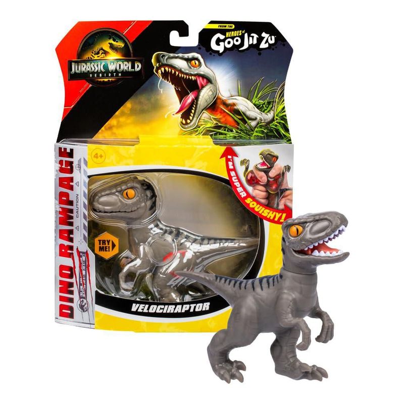 Dinosaurios Elásticos Jurassic World Heroes of Goo Jit Zu Velociraptor