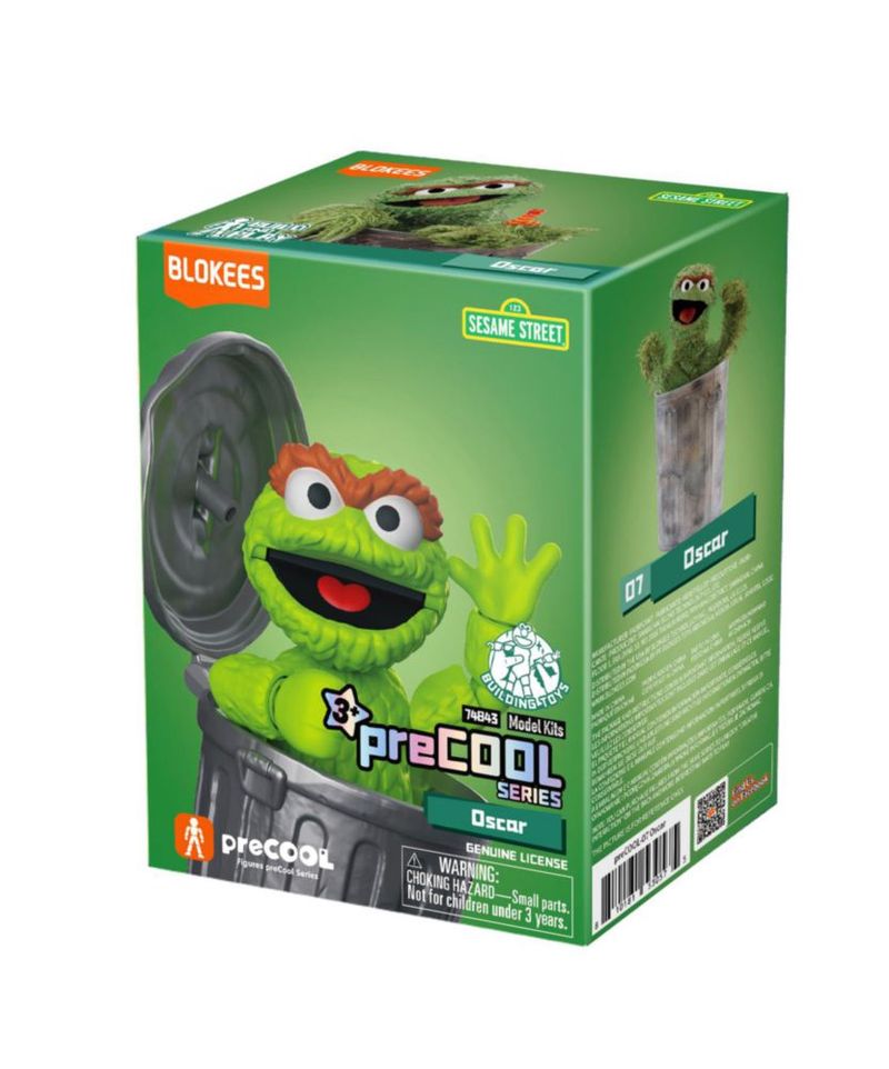 Blokees Plaza Sesamo preCool Serie 02 Oscar 74843 BLOKEES