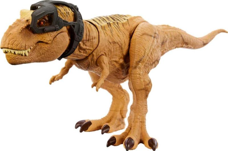 Figura de Acción Jurassic World T Rex Mordedora de Caza Mattel Hunt n