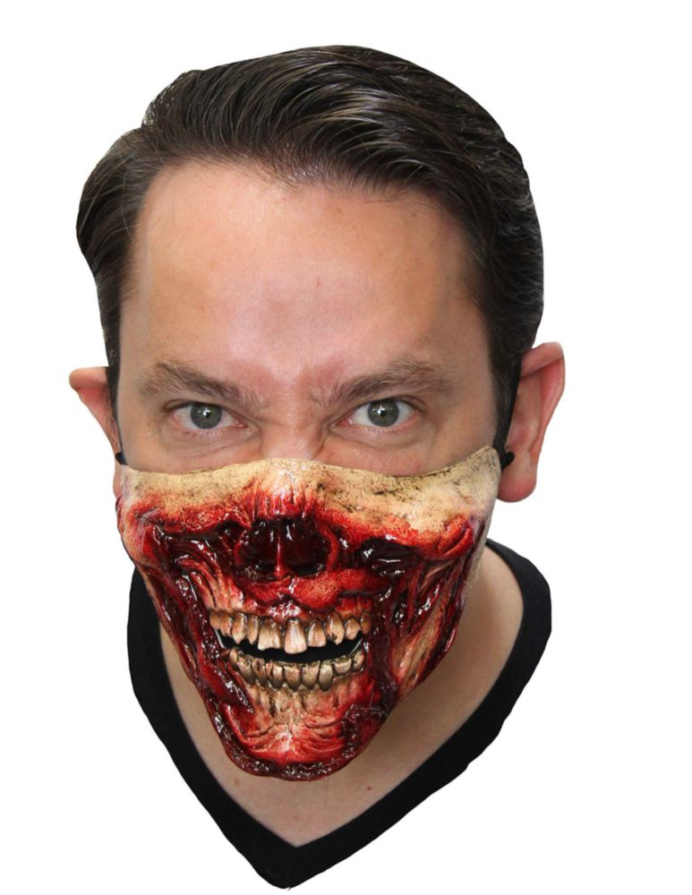 Cubrebocas Zombie Tapabocas Látex Ghoulish Productions GH26872