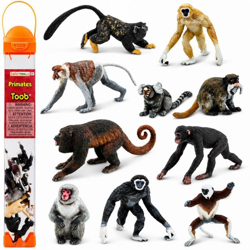 Safari Ltd Primates TOOB Figuritas de Monos Educativas para Niños