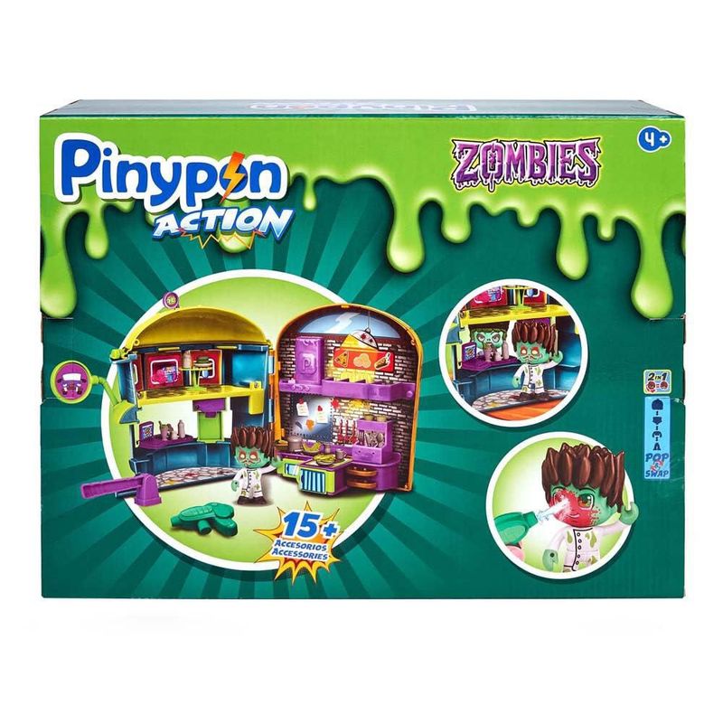 Pinypon Action Zombie Hunt 40cm Plástico