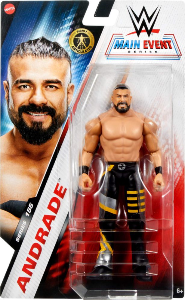 Mattel WWE Andrade Figura De Acción Eventos Principales 155 6 Pulgadas