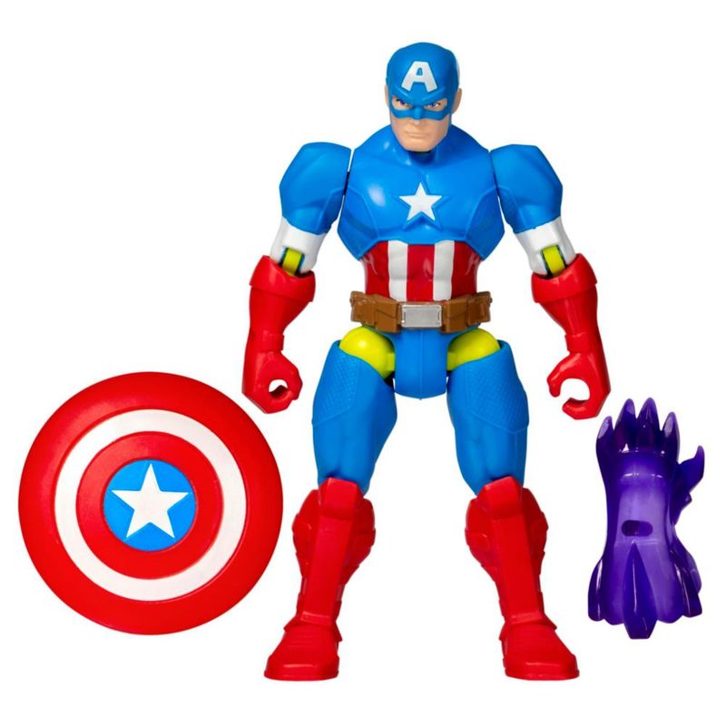 MixMashers Captain America Marvel Acción Interchangeable 12 cm
