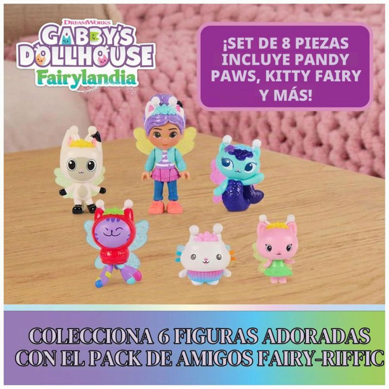 Gabby s Dollhouse Figure Fairyriffic Friends Pack 6 Cifras Exclusivas