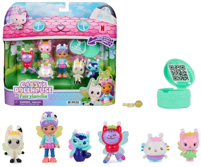 Gabby s Dollhouse Figure Fairyriffic Friends Pack 6 Cifras Exclusivas