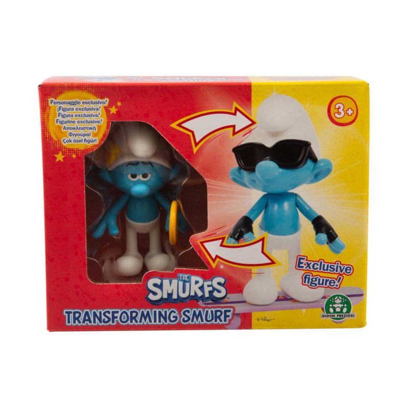 Pitufo Vanitoso Los Pitufos Transformable Giochi Preziosi 10 cm