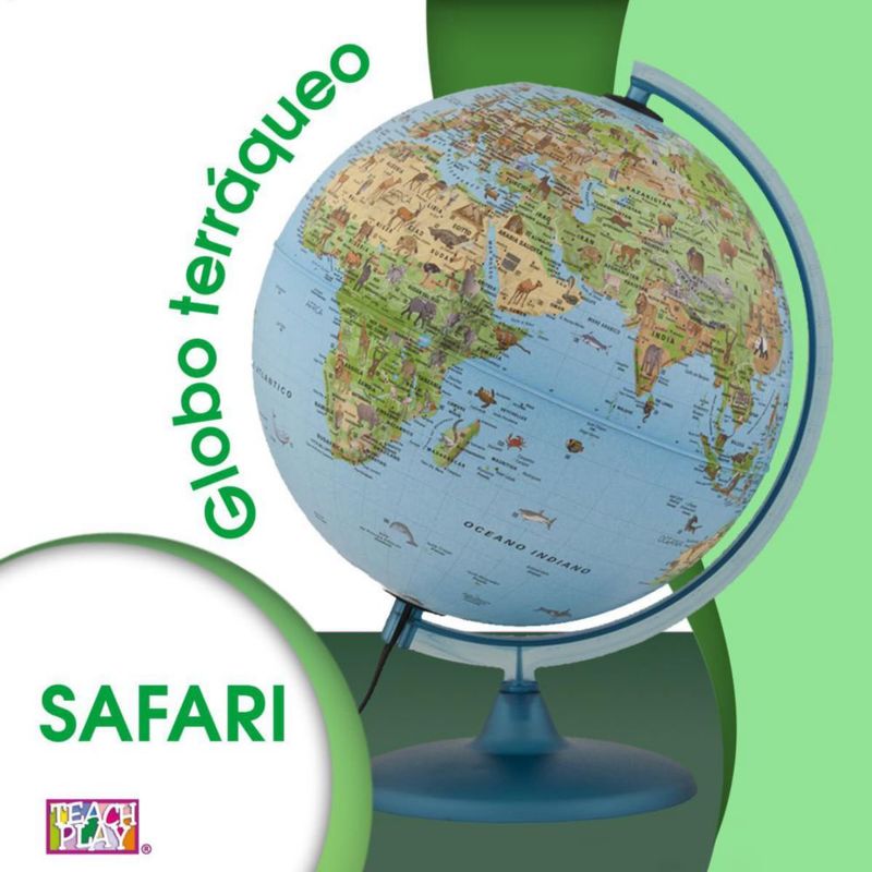 Globo Terráqueo Corallo 30 cm Teach Play División Política