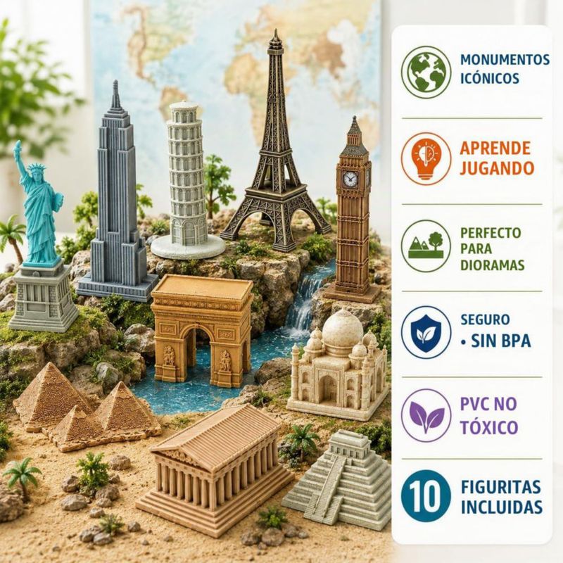 Safari TOOB Around The World 10 Figuritas