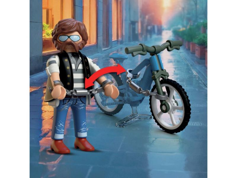Playmobil Robo de Bicicleta Niño Acción Policía 11 Piezas