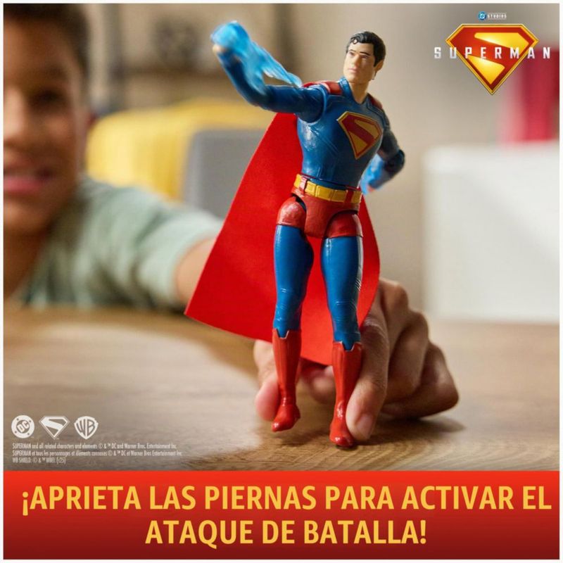 Superman DC Comics Figura Acción 15cm Incluye 2 Accesorios
