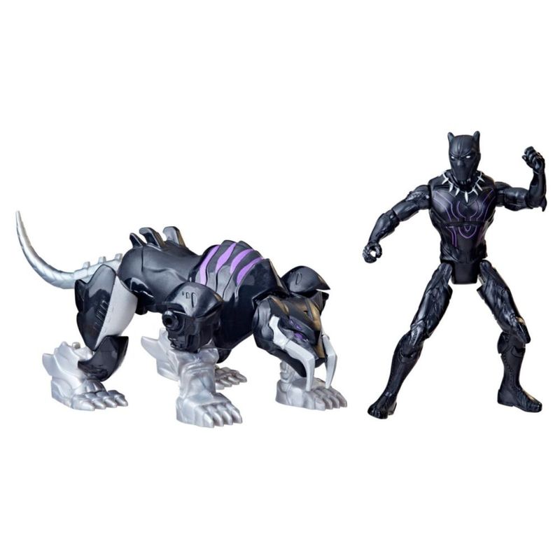 Marvel Mech Strike Pantera Negra 4 Pulgadas Garra Sable