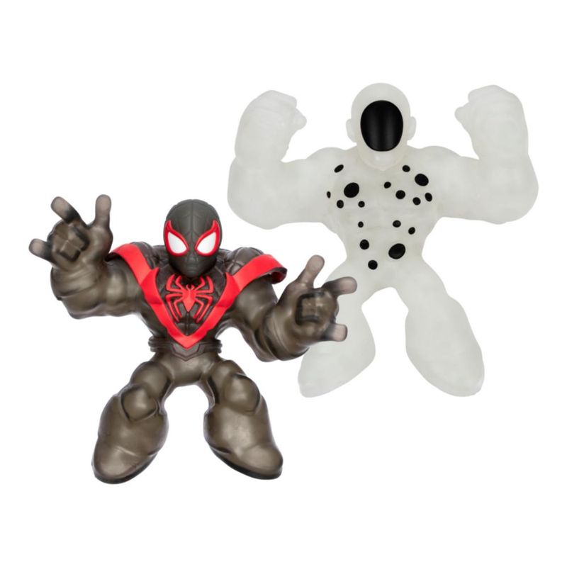 Goo Jit Zu Marvel Miles Morales VS The Spot Ultra Glow 4 5 Pulgadas