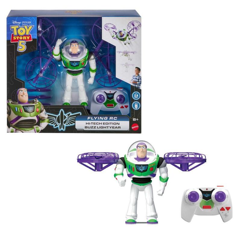 Dron Buzz Lightyear Pixar Toy Story Mattel JKV53 Control Remoto