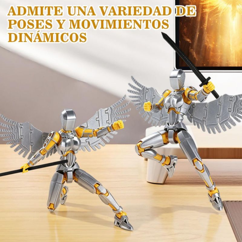 Figura Acción Toy 13 RUIAO Múltiples Articulaciones 3D