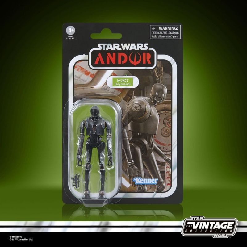 Star Wars Andor Figura Acción K 2SO 9 5 cm Colección Vintage