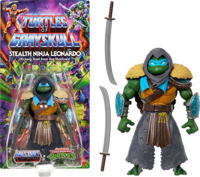 Figura de Acción Leonardo con Armadura 5 5 Masters of the Universe