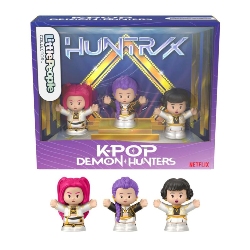 Little People Collector Set Huntr x 3 Figuras Coleccionables