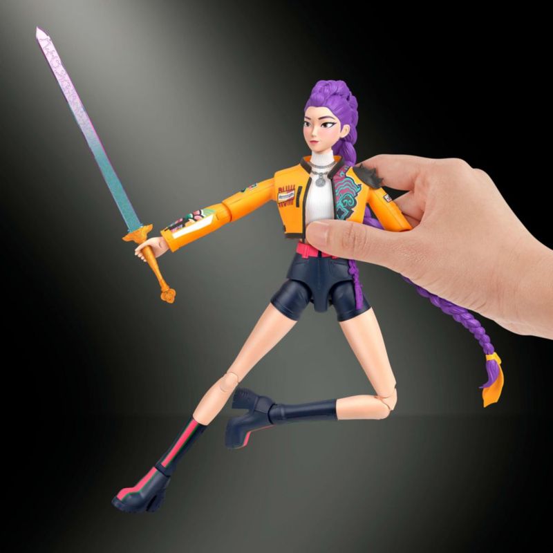 K Pop Demon Hunters Figura de Acción Rumi 6 Pulgadas 4Y Mattel