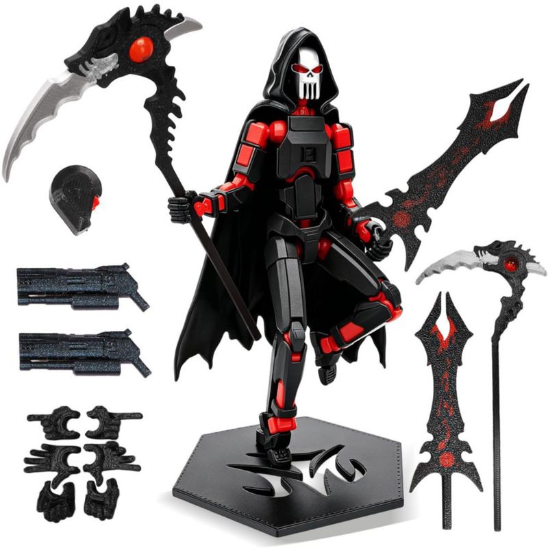Figura de Acción Toy 13 HNTCSR Multiarticular Impresa en 3D Capa