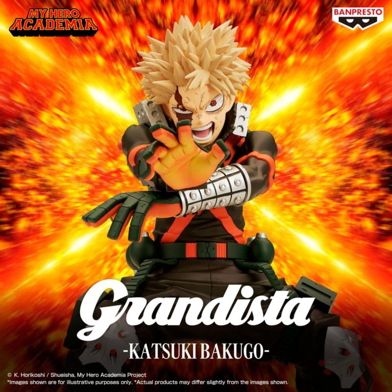 Bakugo Grandista My Hero Academia 22 cm Banpresto PVC Premium