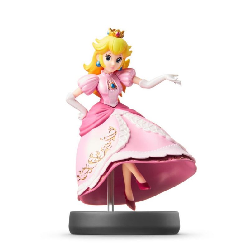 Amiibo Peach Nintendo Super Smash Bros Interactive Gaming Figure