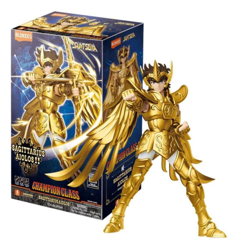 Blokees Saint Seiya Champion Class Aiolos de Sagitario Dorado Kit de