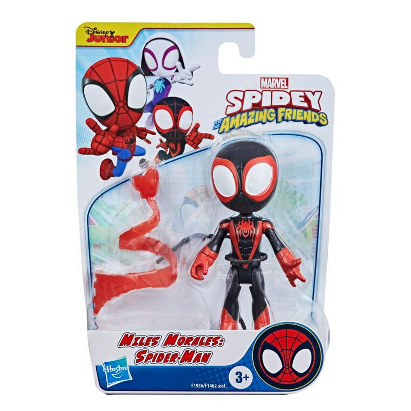 Marvel Spidey and His Amazing Friends Miles Morales Figura Acción 5