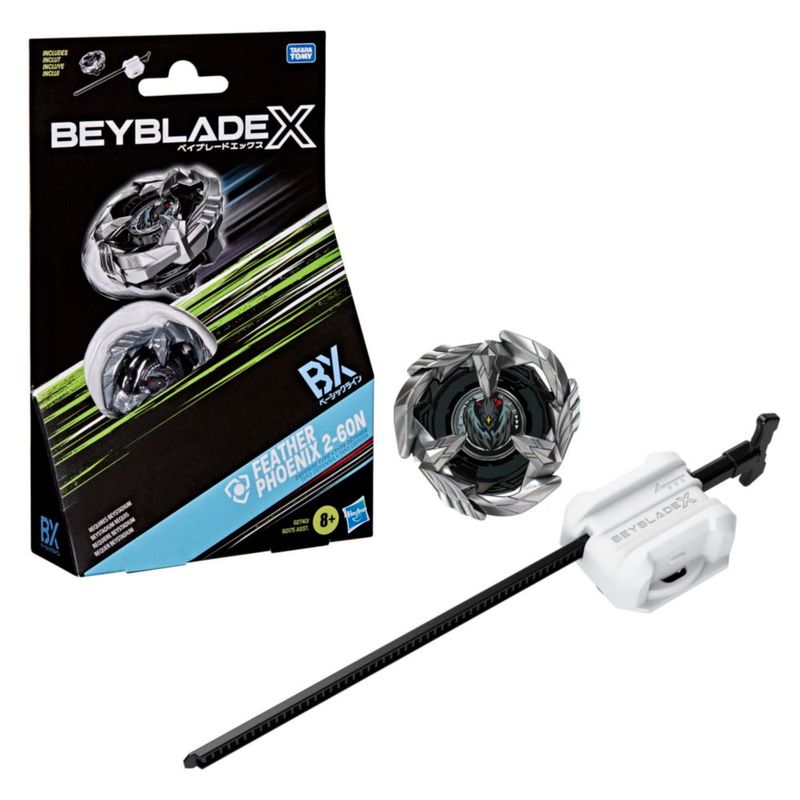 Beyblade X Trompo Kit Inicial Feather Phoenix 2 60N BX Multicolor