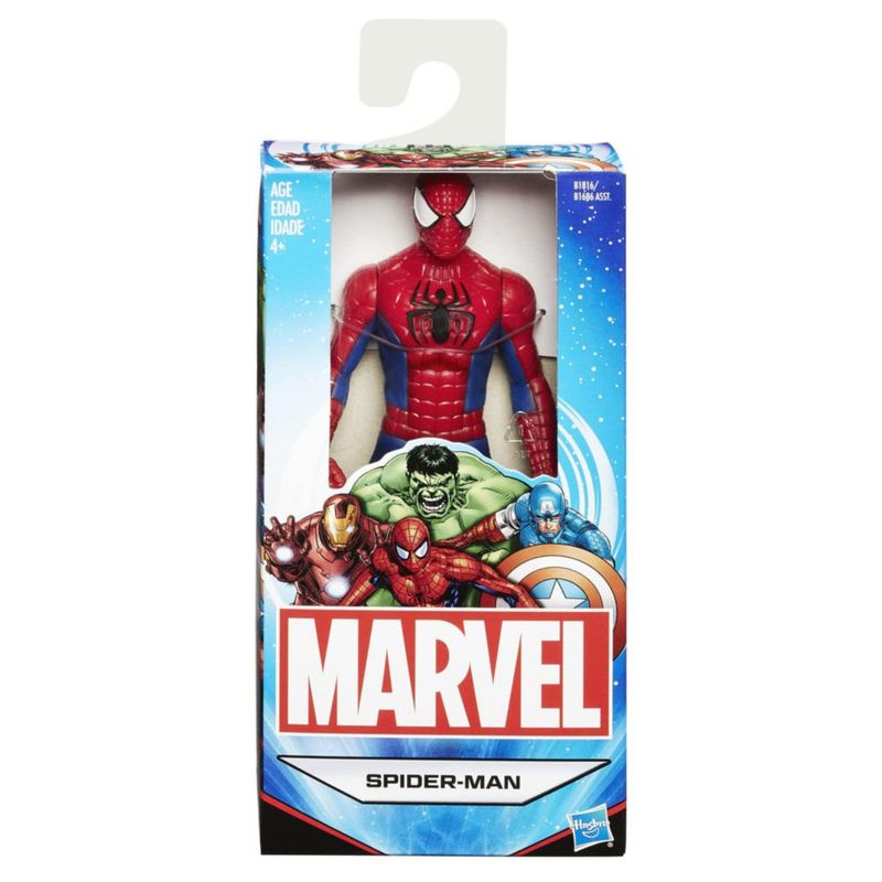Marvel Figura Básica Spider Man 6 Plástico Multicolor